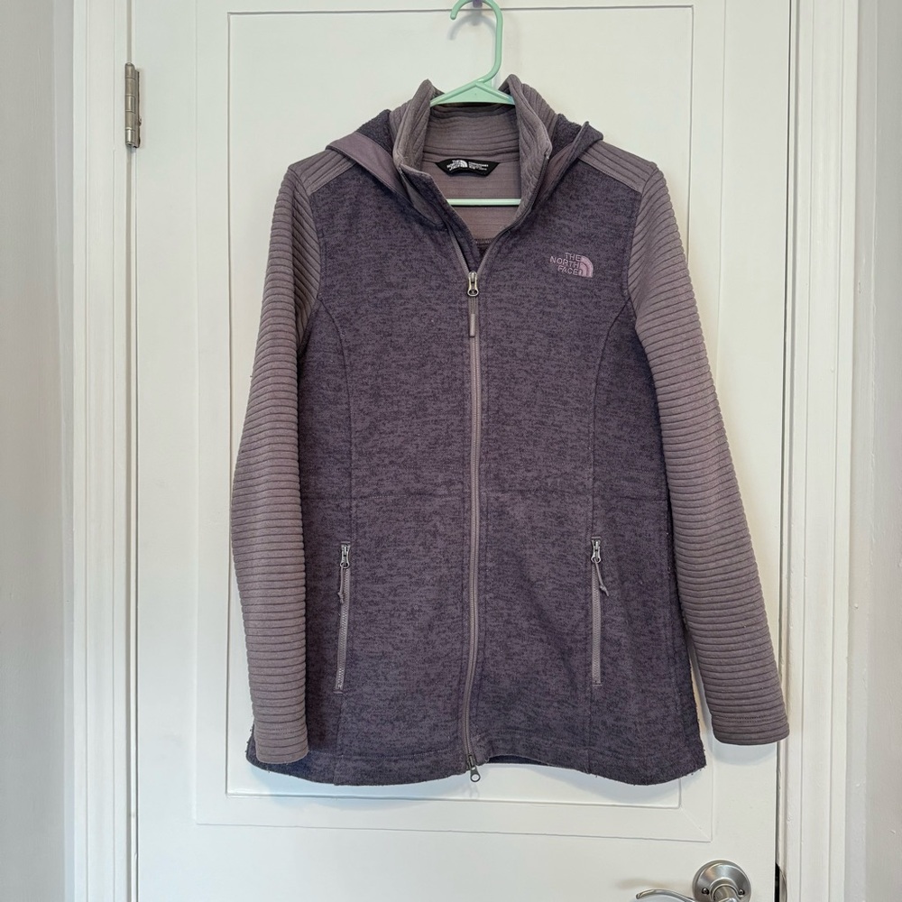 The North Face Purple Full-Zip Jacket - M